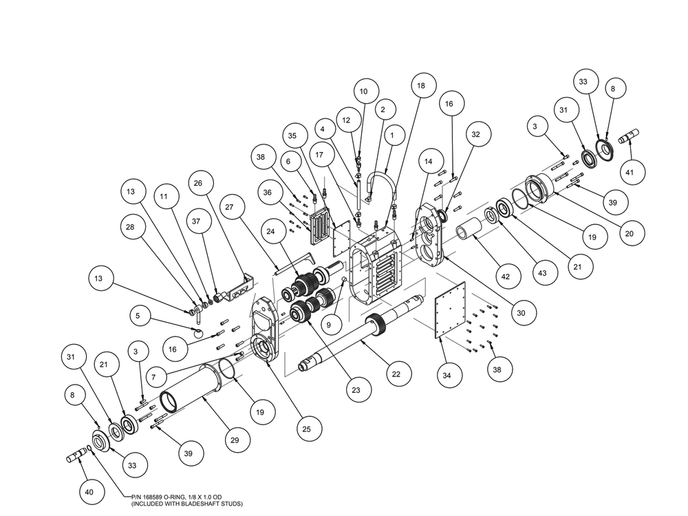 Section 29 Diagram and Parts List for MK-4020KBG 167420-20G MK Diamond Concrete Saw